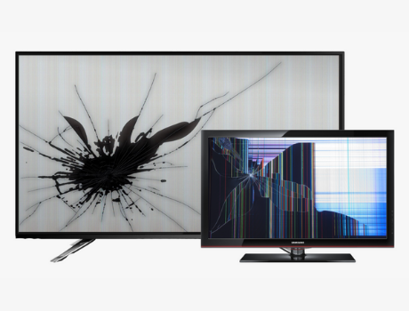 Broken Electronics (Television & Computer Screen)